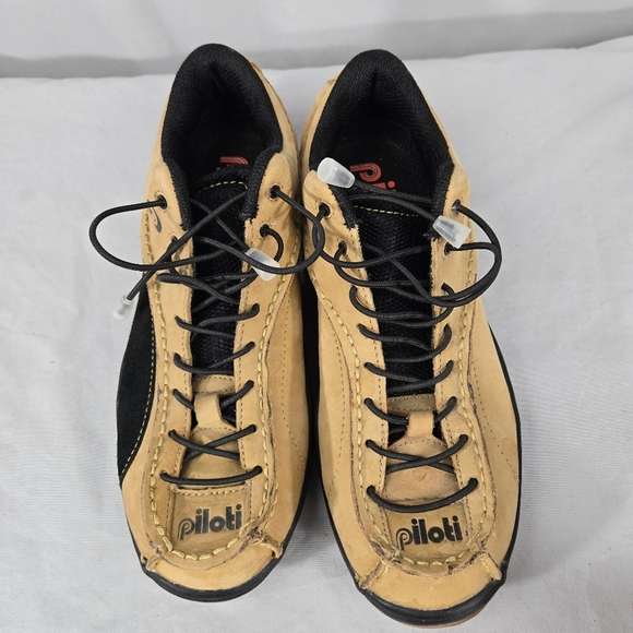 Piloti Driving Shoes Stradale Men's Brown Nubuck Sz 8.5 Auto Comfort Casual - Picture 2 of 7